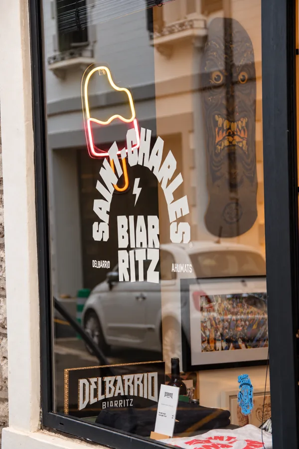 Détail de la vitrine