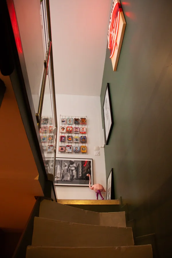 Escalier et décoration intérieure de Delbarrio