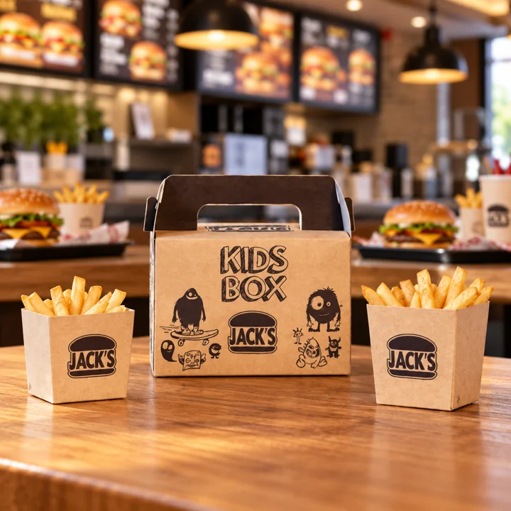 Jack’s Burger — mise en situation en magasin
