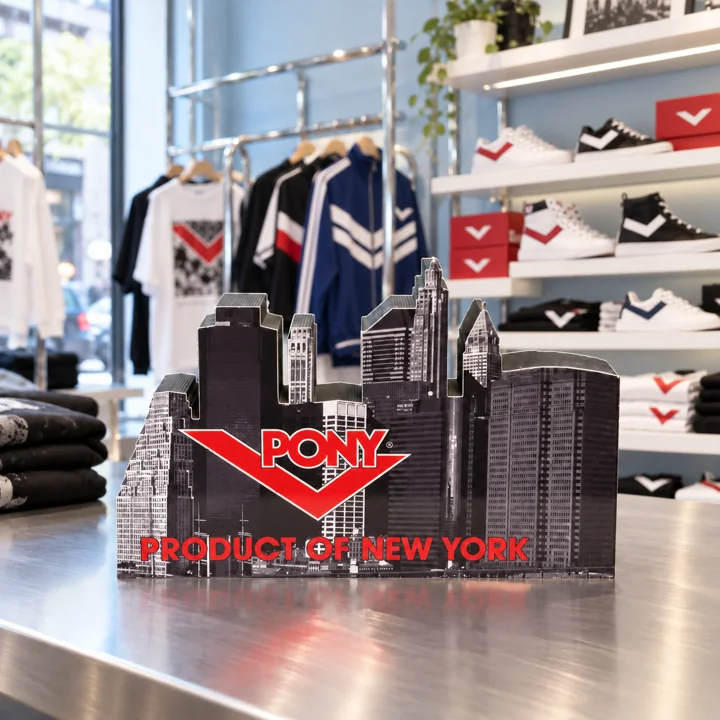Pony — Skyline — mise en situation en magasin