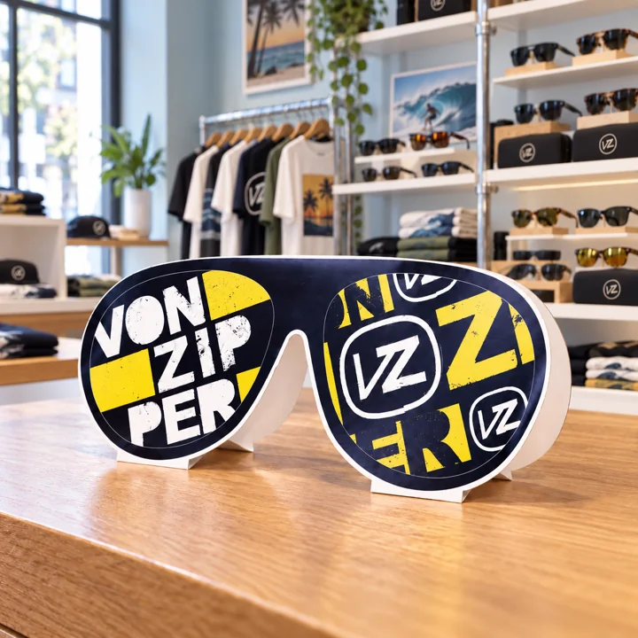Von Zipper — PLV — mise en situation en magasin